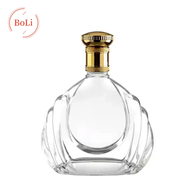 Tequila Gin Bottle, Vodka Glass Bottle, Beverage Cutting Glass Bottle